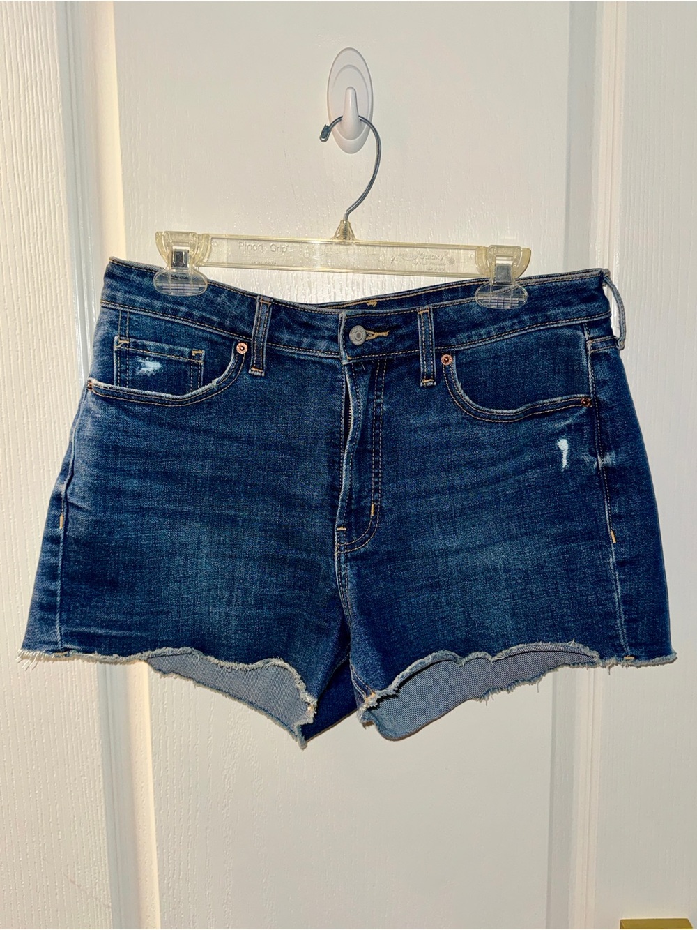 Old Navy Dark Blue Denim Cutoff Shorts